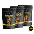 VITAS マルチビタミン VITAPOWER 90日分 サプリ 栄養機能食品 マカ 亜鉛 ビタミン ミネラル 錠剤 360粒 VITAS ビタミン剤 ビタパワー 爆買 パッケージ画像