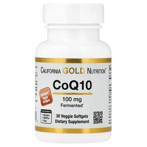 California Gold California Gold Nutrition CoQ10 100mg ベジソフトジェル30粒 パッケージ画像