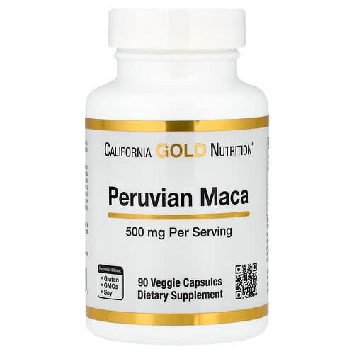 California Gold California Gold Nutrition ペルー産マカ 500mg ベジカプセル90粒 パッケージ画像