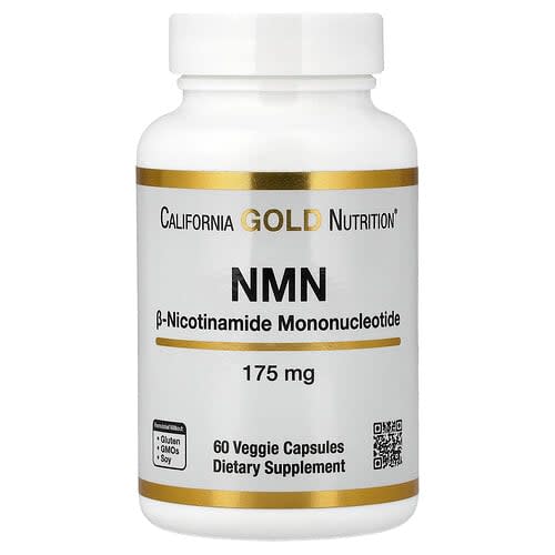 California Gold California Gold Nutrition NMN 175mg ベジカプセル60粒 パッケージ画像