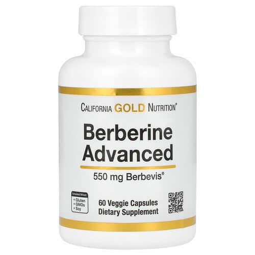 California Gold California Gold Nutrition バーベリン アドバンスド ベルビス フィトソーム 550mg ベジカプセル60粒 パッケージ画像