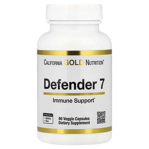 California Gold California Gold Nutrition Defender 7（ディフェンダー7）ベジカプセル60粒 パッケージ画像