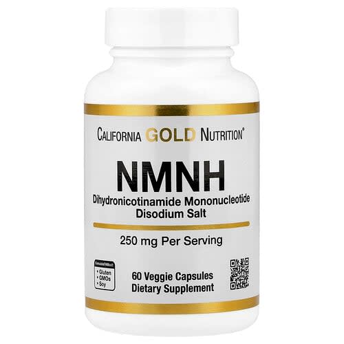 California Gold California Gold Nutrition, NMNH, 250mg, ベジカプセル60粒 パッケージ画像