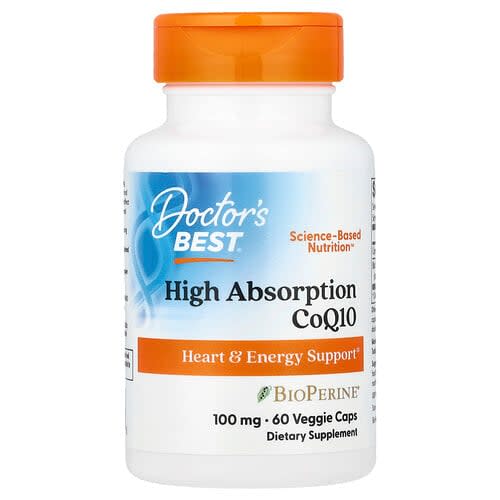Doctor's Best Doctor's Best ハイ・アブソープション CoQ10 100mg ベジカプセル60粒 パッケージ画像
