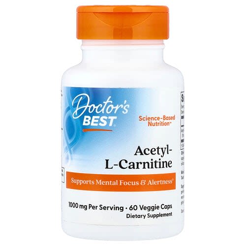Doctor's Best Doctor's Best アセチル-L-カルニチン ベジカプセル60粒(1粒500mg) パッケージ画像