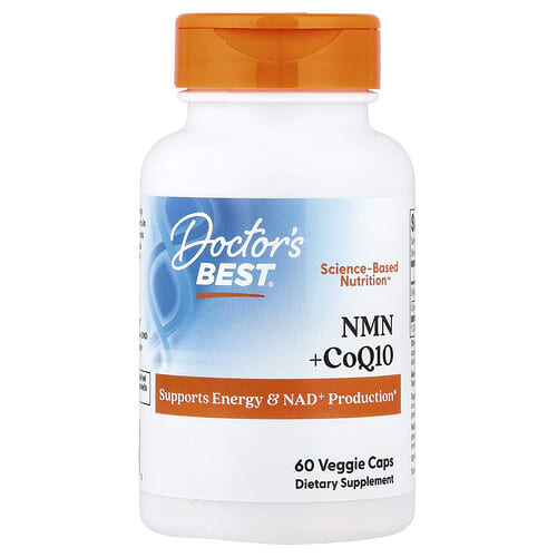 Doctor's Best Doctor's Best NMN + CoQ10 ベジカプセル60粒 パッケージ画像