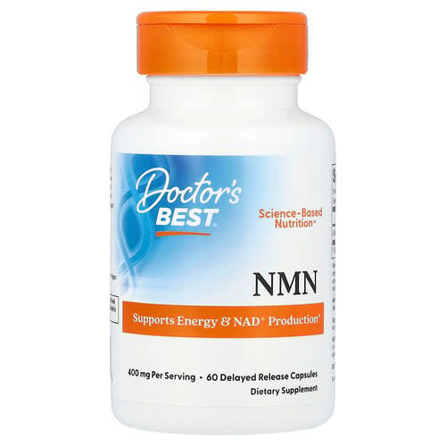 Doctor's Best Doctor's Best NMN 遅延放出カプセル 200mg/カプセル 60粒 パッケージ画像