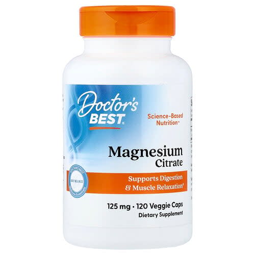 Doctor's Best Doctor's Best マグネシウムクエン酸塩 125mg ベジカプセル120粒 パッケージ画像