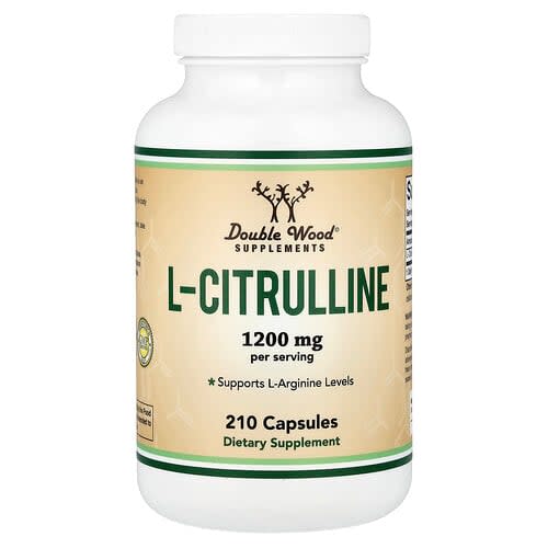 Double Wood Supplements Double Wood Supplements L-シトルリン 600mg カプセル210粒 パッケージ画像