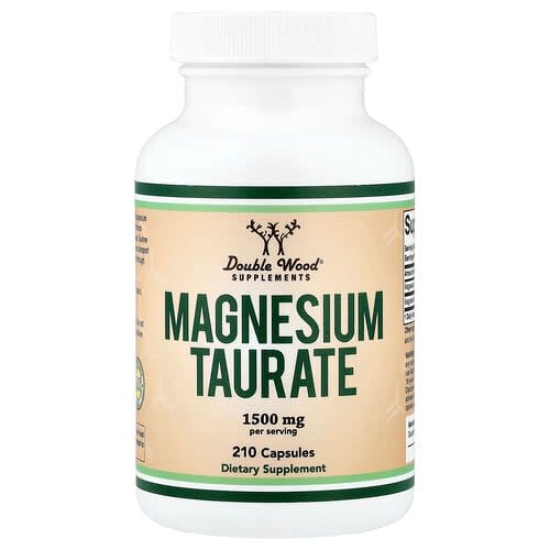 Double Wood Supplements Double Wood Supplements マグネシウム タウリン 210粒(1粒500mg) パッケージ画像
