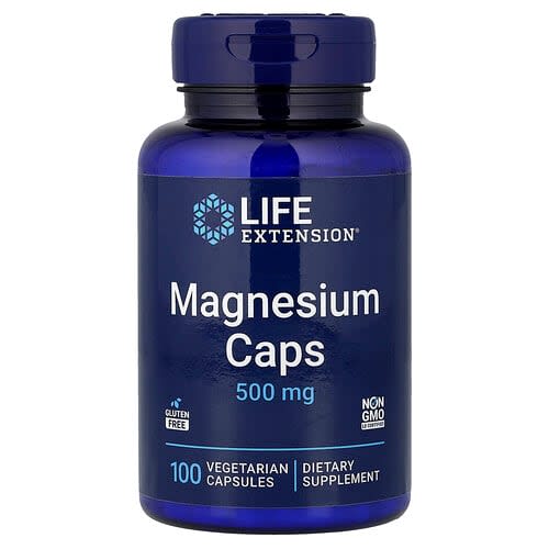 Life Extension Life Extension マグネシウムキャップス 500mg ベジタリアンカプセル100粒 パッケージ画像