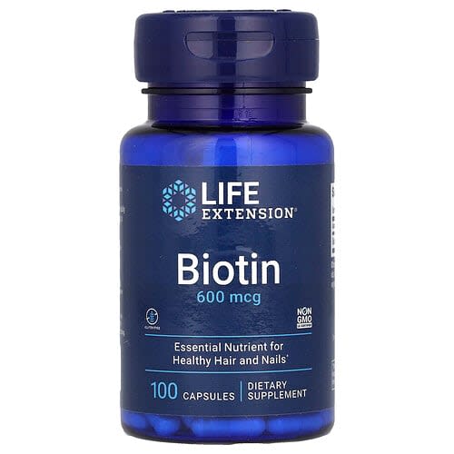 Life Extension Life Extension ビオチン 600 mcg 100粒 パッケージ画像