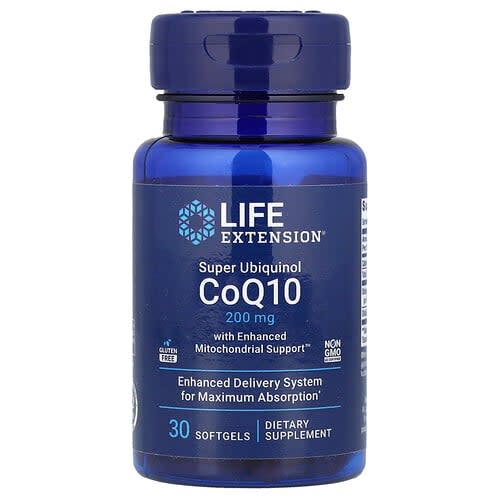 Life Extension Life Extension スーパー ユビキノール CoQ10 ウィズ エンハンスド ミトコンドリアル サポート 200mg ソフトジェル30粒 パッケージ画像