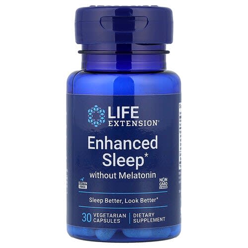 Life Extension Life Extension エンハンスド スリープ ウィズアウト メラトニン ベジタリアンカプセル30粒 パッケージ画像