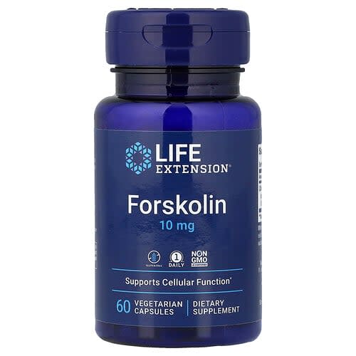 Life Extension Life Extension フォルスコリン 10mg ベジタリアンカプセル60粒 パッケージ画像