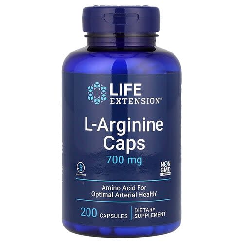 Life Extension Life Extension L-アルギニン カプセル 700mg 200粒 パッケージ画像
