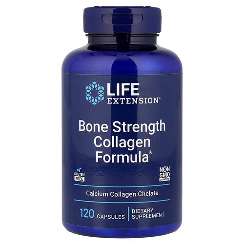 Life Extension Life Extension ボーン ストレングス コラーゲン フォーミュラ、カプセル120粒 パッケージ画像