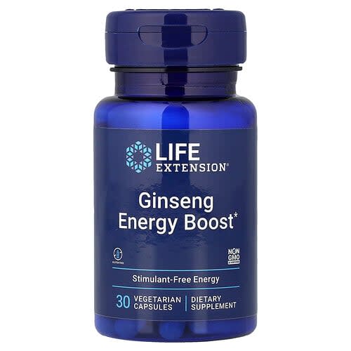 Life Extension Life Extension ジンセン エネルギー ブースト ベジタリアンカプセル30粒 パッケージ画像