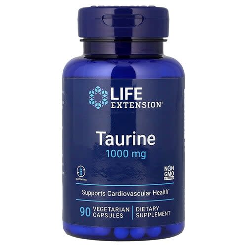 Life Extension Life Extension タウリン 1,000 mg ベジタリアンカプセル90粒 パッケージ画像