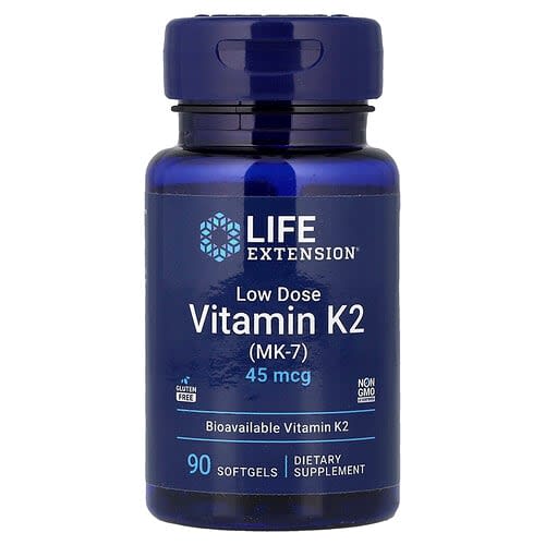 Life Extension Life Extension ロー・ドーズ ビタミンK2 (MK-7) 45mcg ソフトジェル90粒 パッケージ画像
