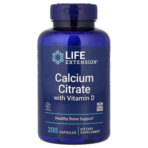 Life Extension Life Extension カルシウム シトレート with ビタミンD 200粒 パッケージ画像