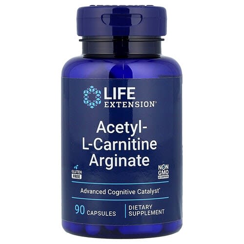 Life Extension Life Extension アセチル-L-カルニチン アルギニート 90カプセル パッケージ画像