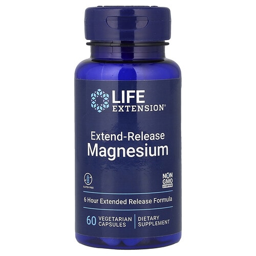 Life Extension Life Extension マグネシウム エクステンドリリース ベジタリアンカプセル 60粒(1粒あたり250mg) パッケージ画像