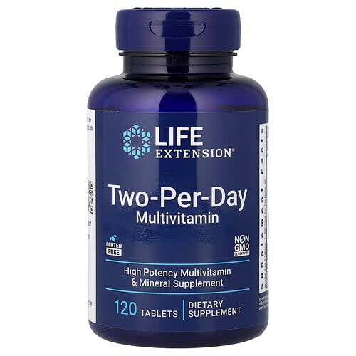 Life Extension Life Extension Two-Per-Day マルチビタミン タブレット120粒 パッケージ画像