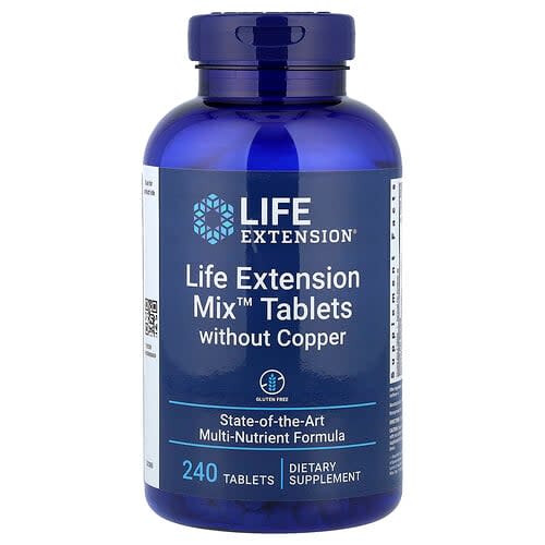 Life Extension Life Extension Mix™ タブレット ノンコッパー 240粒 パッケージ画像