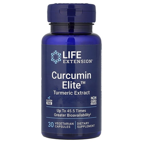 Life Extension Life Extension Curcumin Elite™ ターメリックエキス ベジタリアンカプセル30粒 パッケージ画像