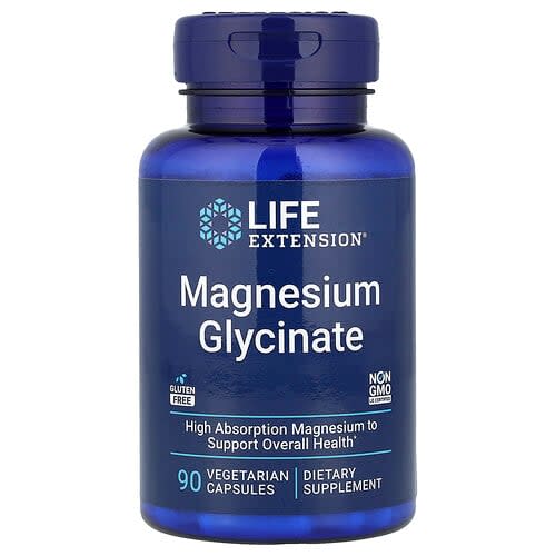 Life Extension Life Extension マグネシウム グリシネート ベジタリアンカプセル90粒(1粒105mg) パッケージ画像
