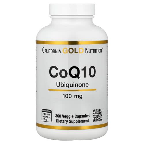 California Gold California Gold Nutrition CoQ10 USP グレード ユビキノン 100mg ベジカプセル360粒 パッケージ画像