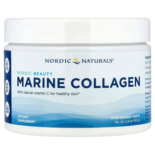 Nordic Naturals Nordic Naturals ノルディックビューティ マリンコラーゲン ビタミンC配合 ストロベリー味 150g パッケージ画像