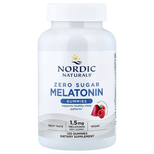 Nordic Naturals Nordic Naturals ゼロシュガー メラトニン グミ ラズベリー 1.5mg 120粒 パッケージ画像