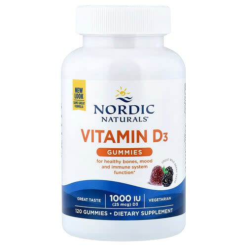 Nordic Naturals Nordic Naturals ビタミンD3 グミ ワイルドベリー 120粒 パッケージ画像