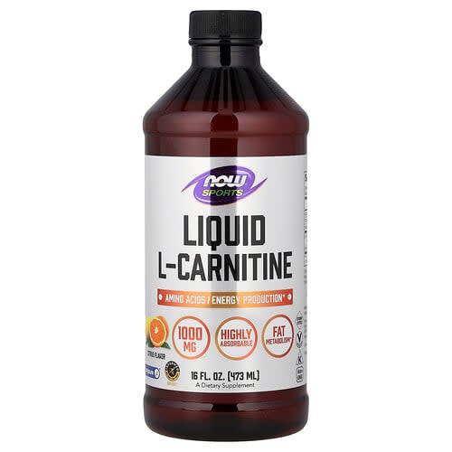 NOW Foods NOW Foods スポーツ リキッドL-カルニチン シトラス 16fl oz (473ml) パッケージ画像