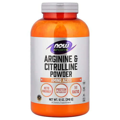 NOW Foods NOW Foods スポーツ アルギニン&シトルリン パウダー 340g パッケージ画像