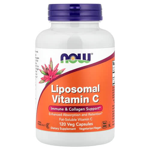 NOW Foods NOW Foods リポソーマルビタミンC ベジカプセル120粒(1粒500mg) パッケージ画像