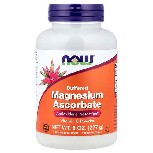 NOW Foods NOW Foods バッファード マグネシウム アスコルベート ビタミンC パウダー 227g パッケージ画像