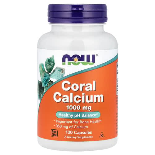 NOW Foods NOW Foods コーラルカルシウム 350mg 100粒 パッケージ画像