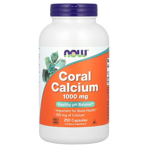 NOW Foods NOW Foods コーラルカルシウム 1,000mg 250粒 パッケージ画像
