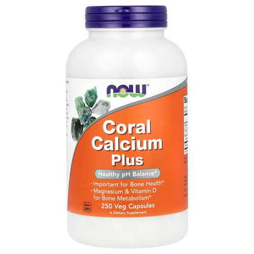 NOW Foods NOW Foods コーラルカルシウム プラス、ベジカプセル250粒 パッケージ画像