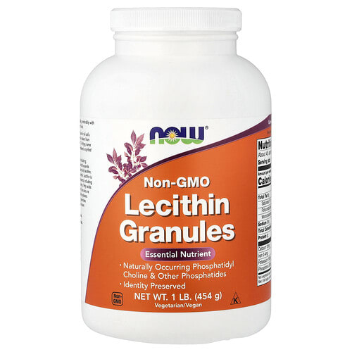 NOW Foods NOW Foods, レシチン顆粒、1 lb(454g) パッケージ画像