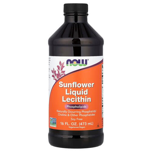 NOW Foods NOW Foods ヒマワリ液体レシチン 473ml(16 fl oz) パッケージ画像