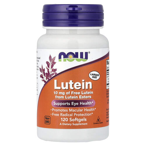 NOW Foods NOW Foods ルテイン 10mg ソフトジェル120粒 パッケージ画像