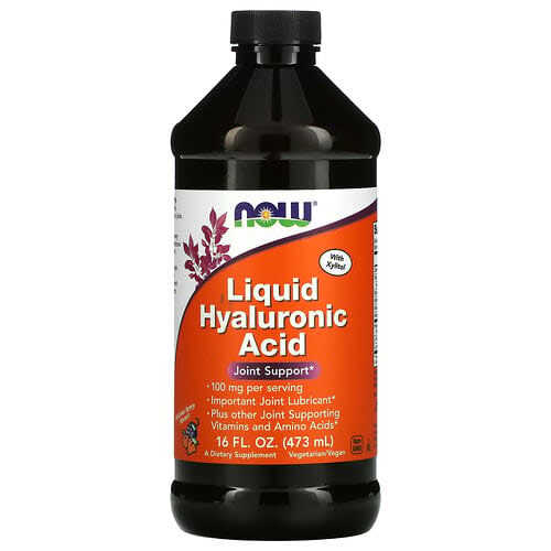 NOW Foods NOW Foods リキッドヒアルロン酸 ベリー味 100mg 473ml パッケージ画像