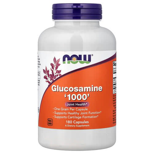 NOW Foods NOW Foods グルコサミン 1000 180粒(1粒あたり1,000mg) パッケージ画像