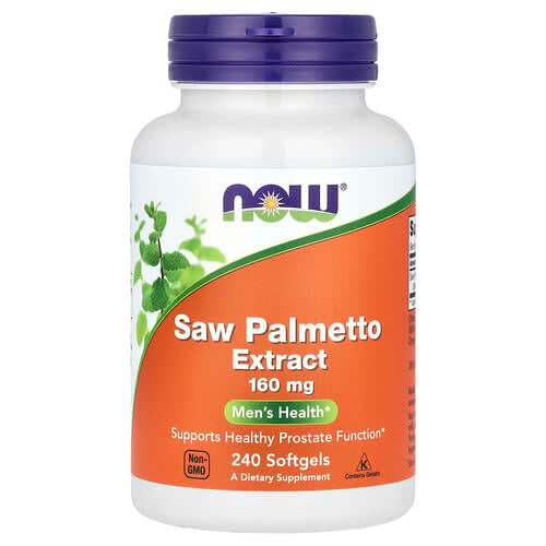 NOW Foods NOW Foods ソウパルメット エキス 160mg ソフトジェル240粒 パッケージ画像