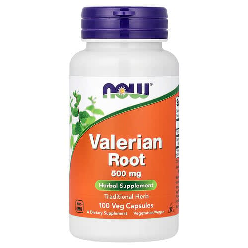 NOW Foods NOW Foods バレリアンルート 500mg ベジカプセル100粒 パッケージ画像