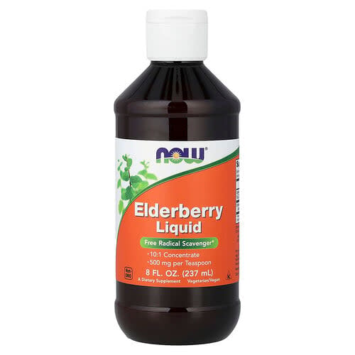 NOW Foods NOW Foods エルダーベリー リキッド 237ml パッケージ画像